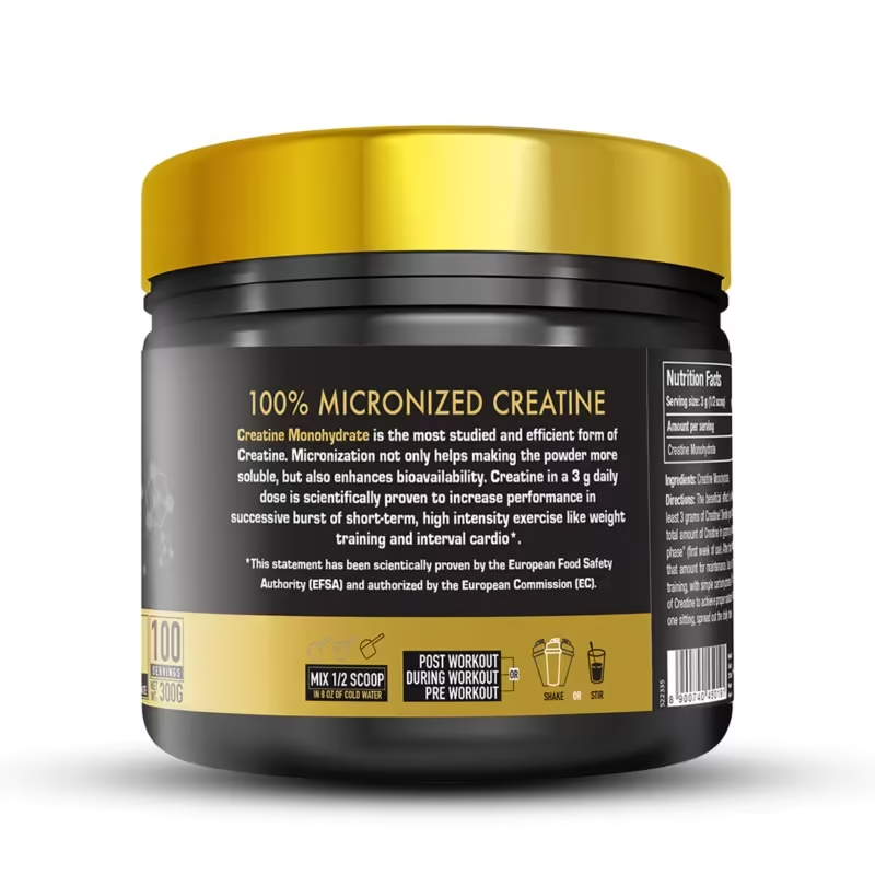 One Science Nutrition 100% Micronized Creatine Powder 300g - 100 Servings