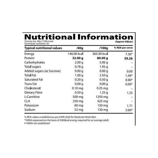 QNT Iso Ripped Isolate Protein -4.4 Lbs ( 2 Kg)