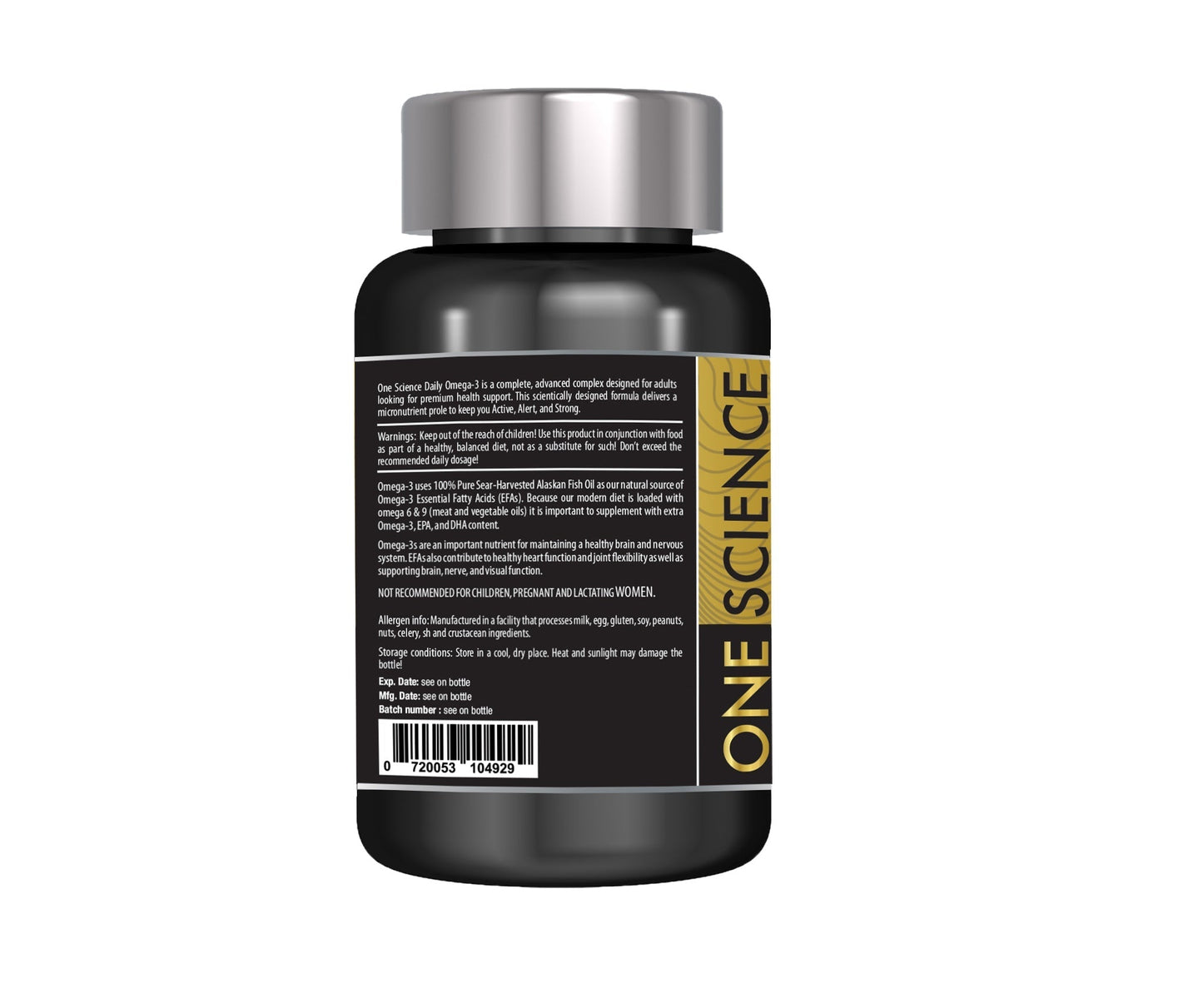 One Science Daily Omega-3 Fish Oil , 60 Softgels