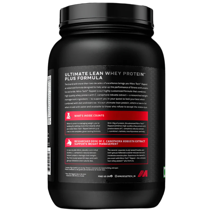 Muscletech Nitrotech Ripped 2 Lbs