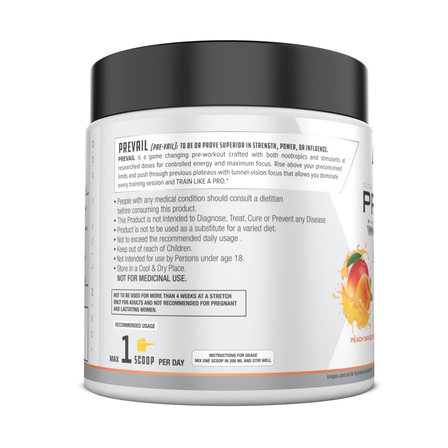 Cutler Nutrition Prevail Pre Workout- 30 Servings