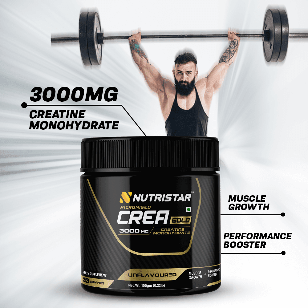 Nutristar Micronized CREA Gold Creatine Monohydrate 250g - 83 Servings