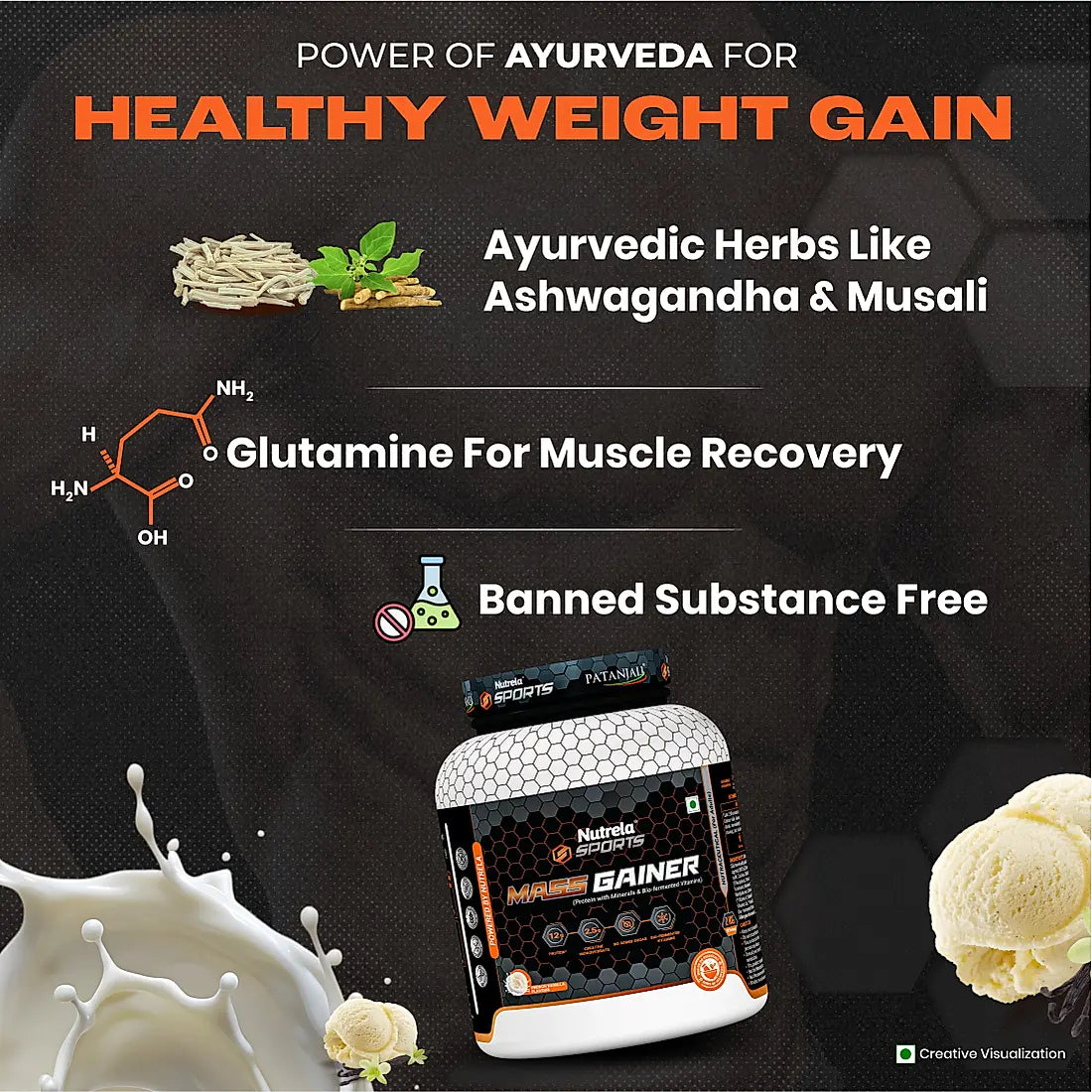 Patanjali Nutrela Mass Gainer - 2 Kg