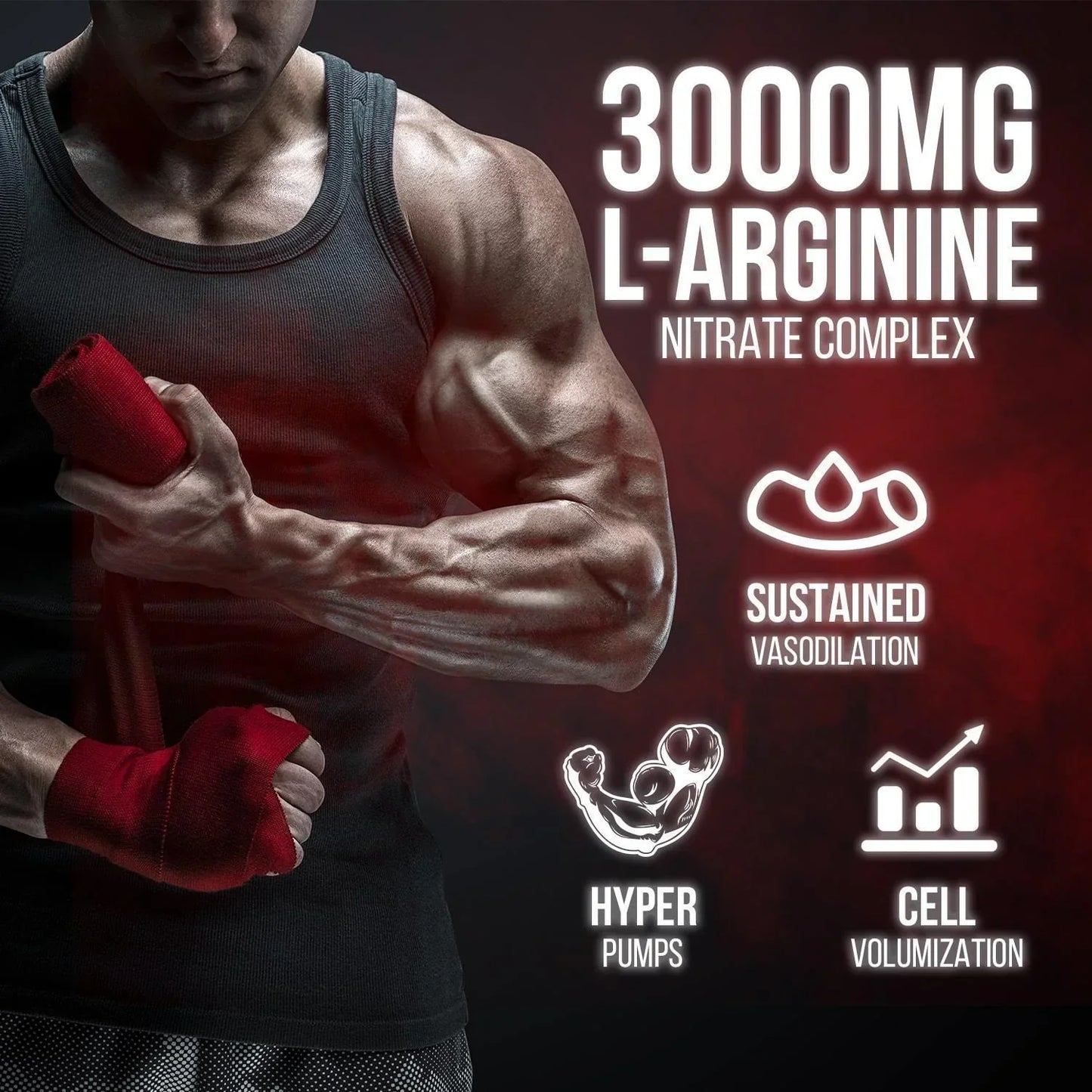 Big Muscles Nutrition L-Arginine PMP Powder , 30 Servings