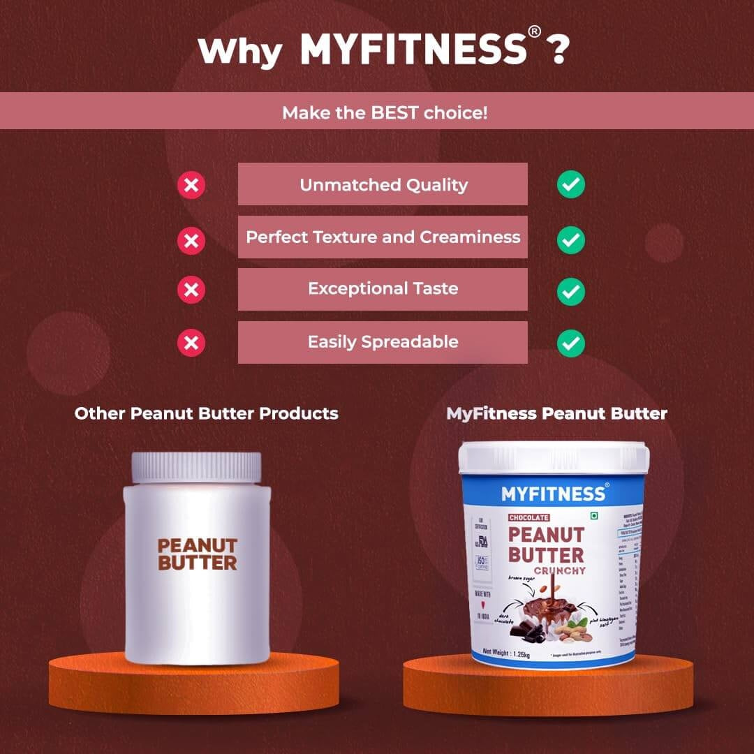 MyFitness Chocolate Peanut Butter - 510 gm