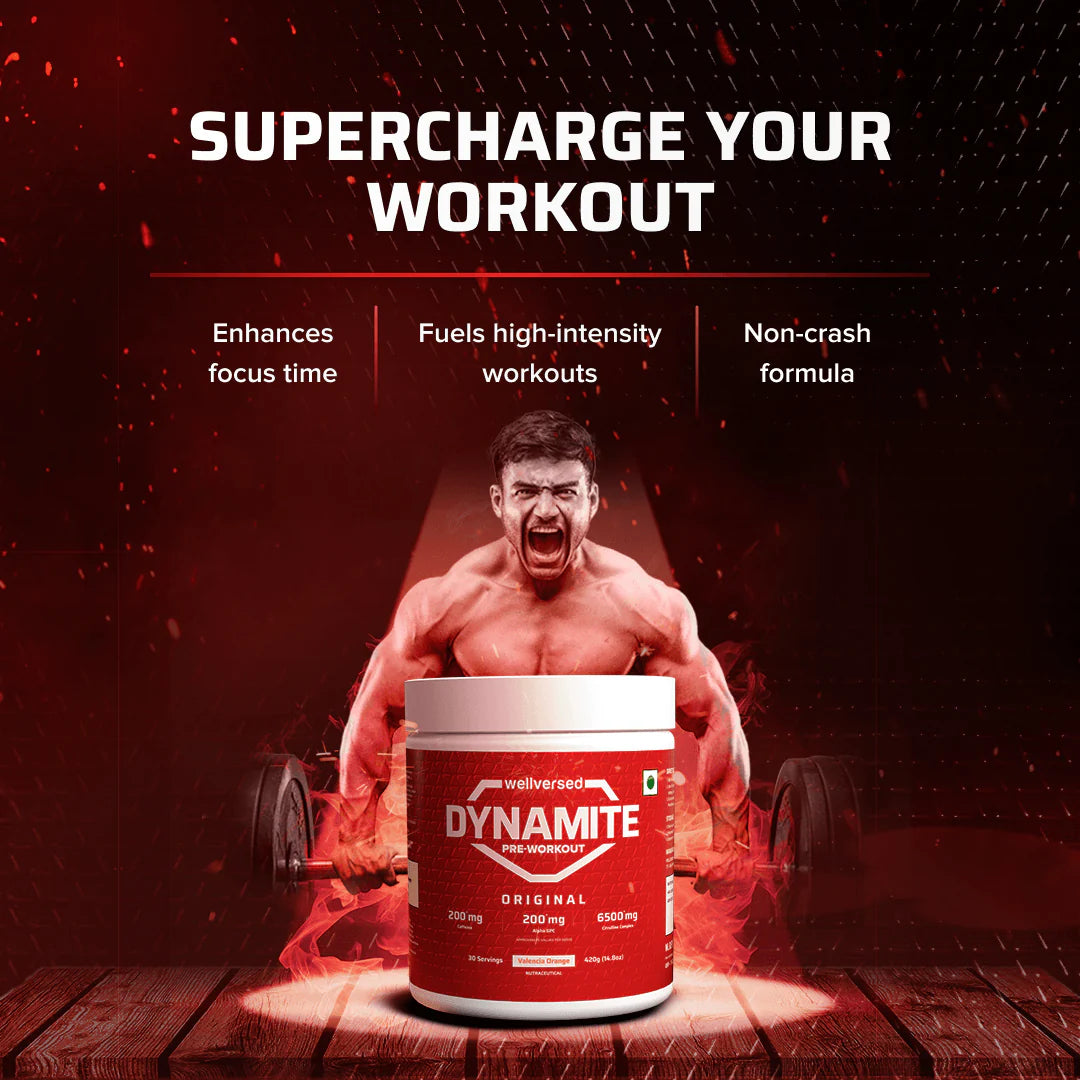 Wellversed Dynamite Pre-Workout , 210 g - 15 Servings