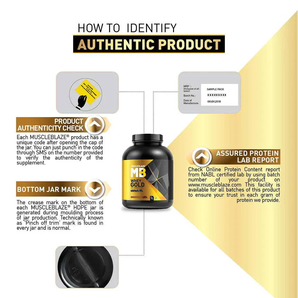 MuscleBlaze Whey Gold 100% Whey Isolate 2 Kg