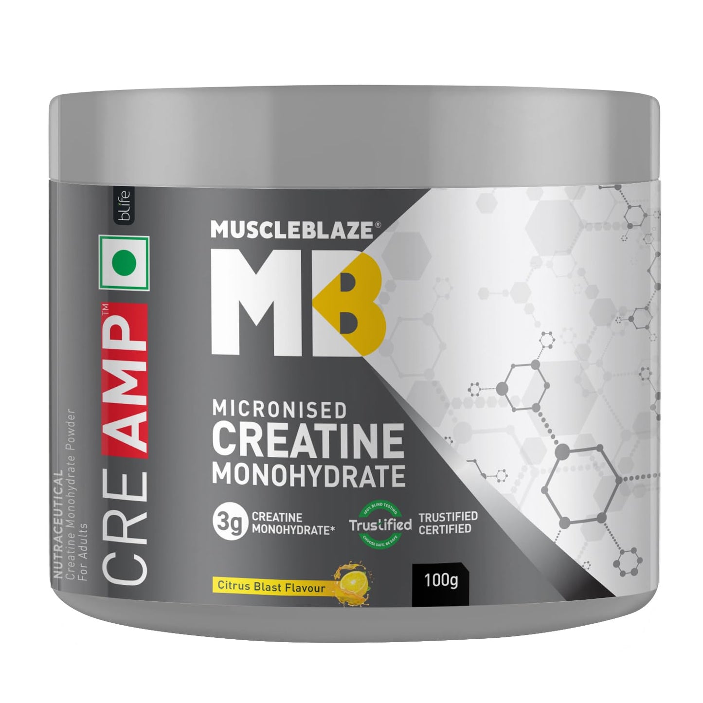 MuscleBlaze Creatine Monohydrate CreAMP 100gm