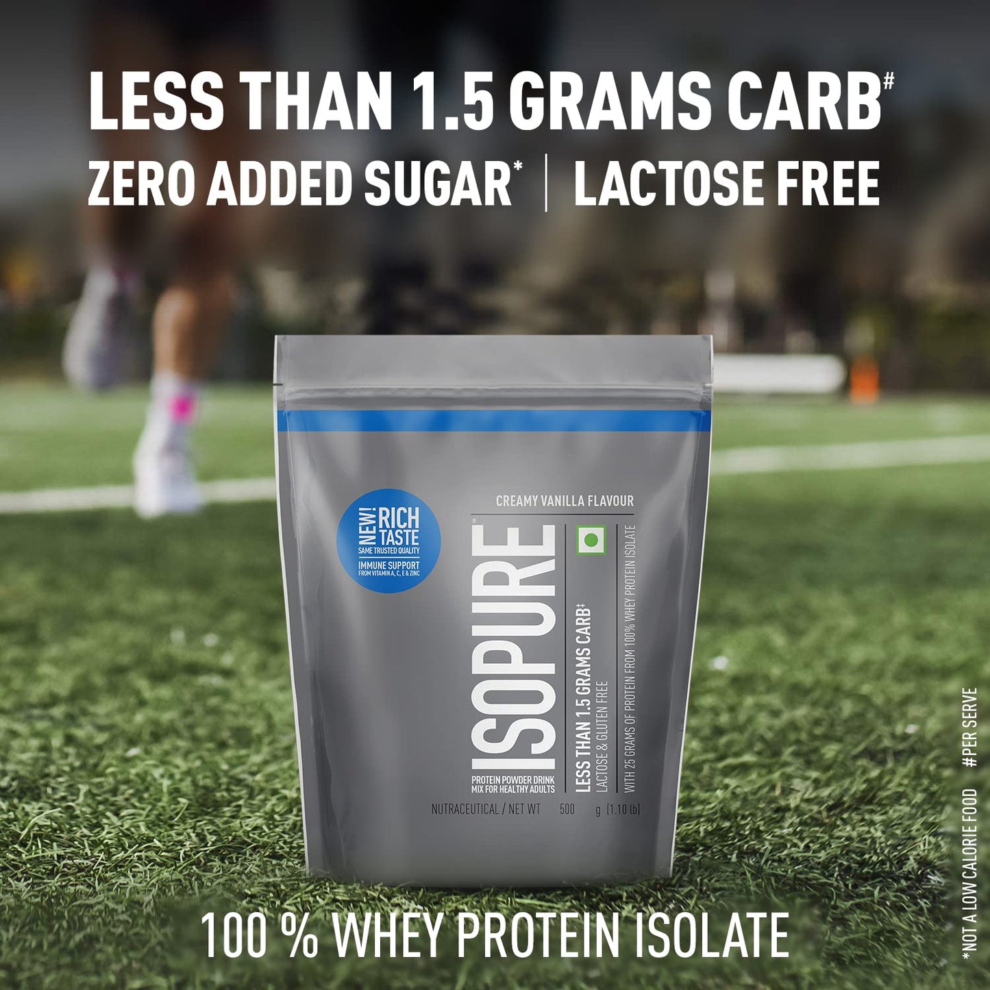 Isopure Low Carb 100% Whey Protein Isolate- 1.1 Lbs