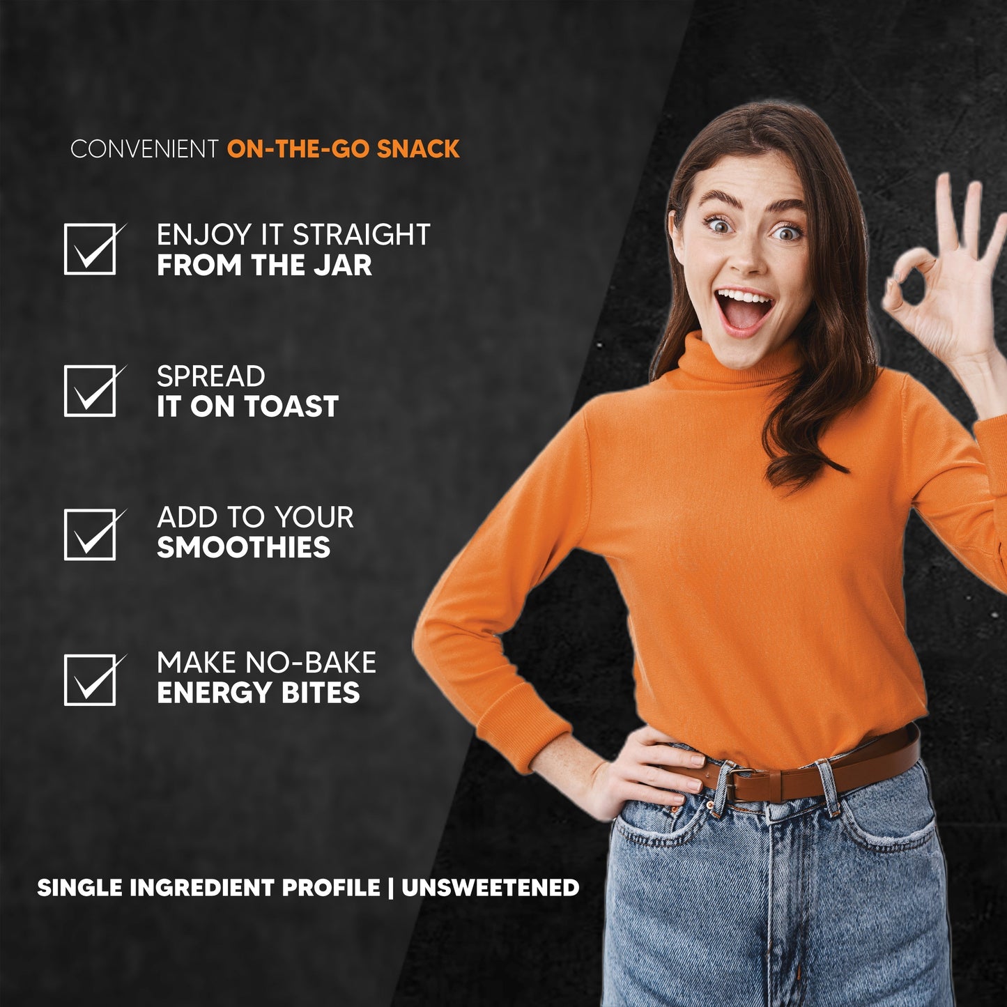 AS-IT-IS Nutrition Peanut Butter Crunchy (Natural & Unsweetened) 1 kg