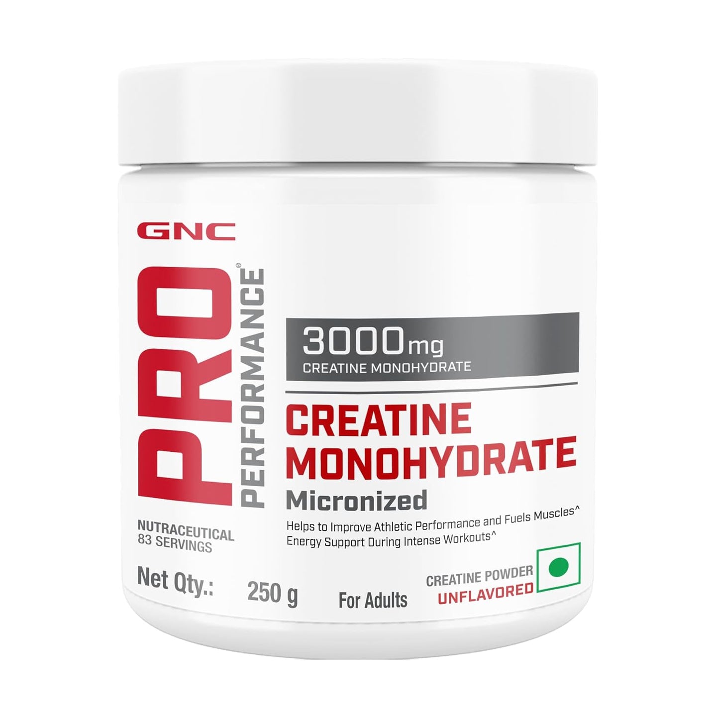 GNC Pro Performance Creatine Monohydrate , 250 Gms