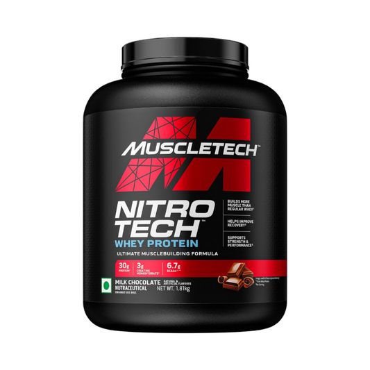 MuscleTech NitroTech Performance Series Whey Protein - 4 Lbs (1.81Kg)