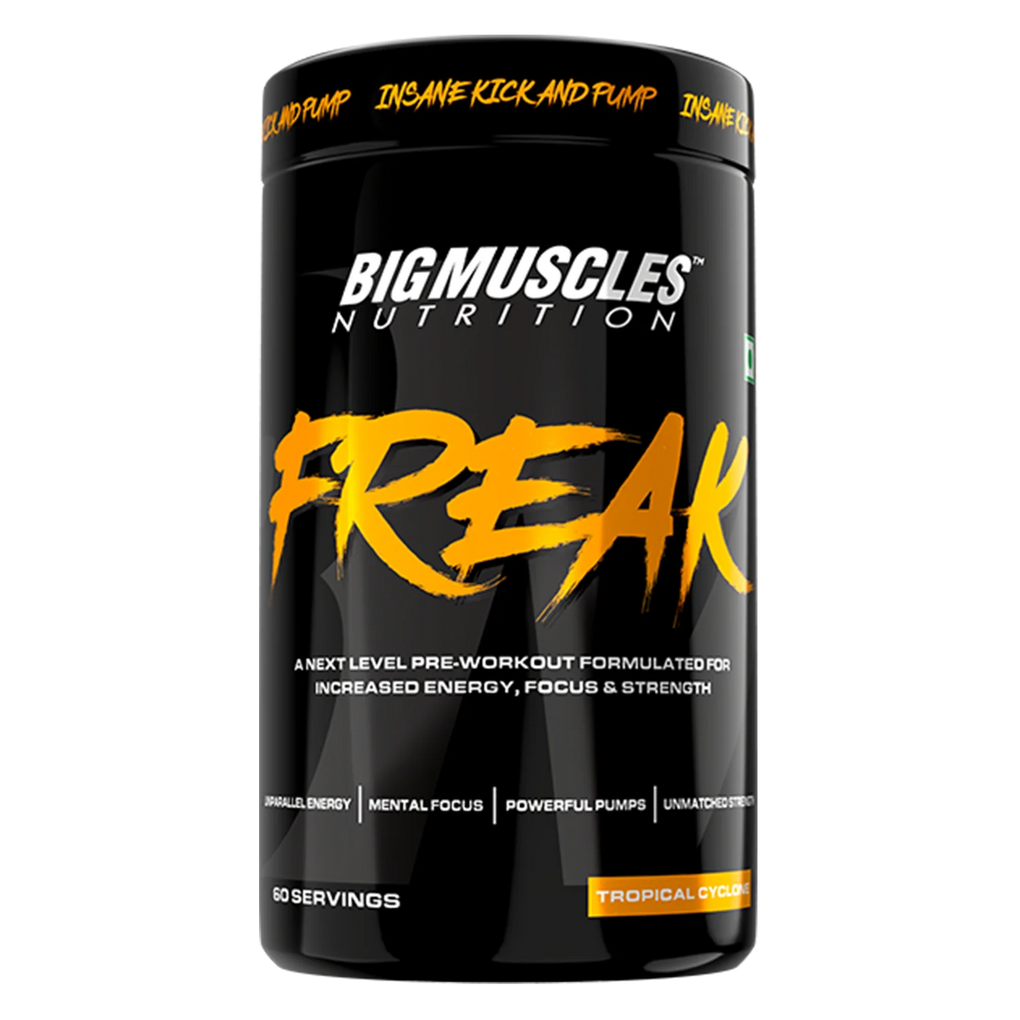 Big Muscles Nutrition Freak Pre-Workout, 60 Servings