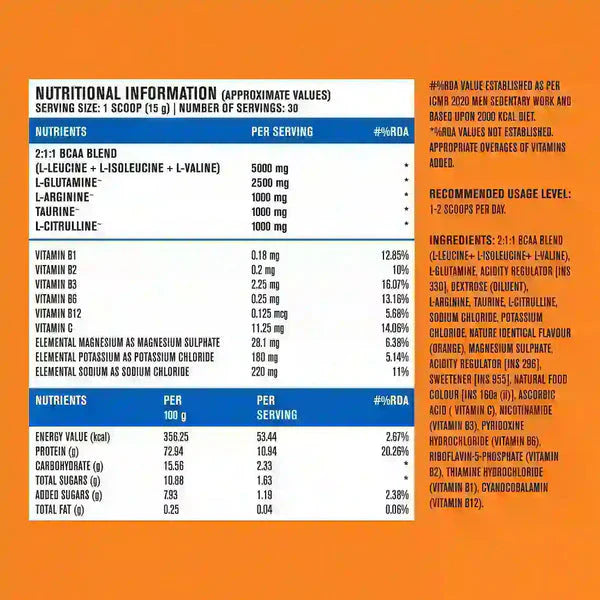 Fast&UP Bcaa 30 Servings