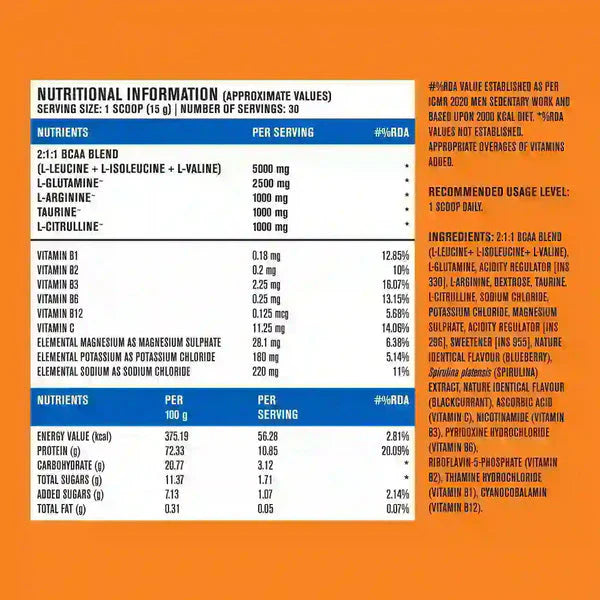 Fast&UP Bcaa 30 Servings