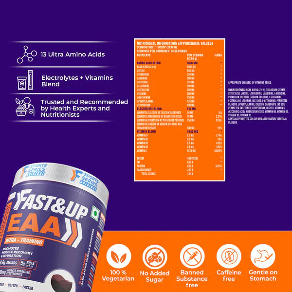 Fast&Up EAA Intra-Training 419G (30 Servings)