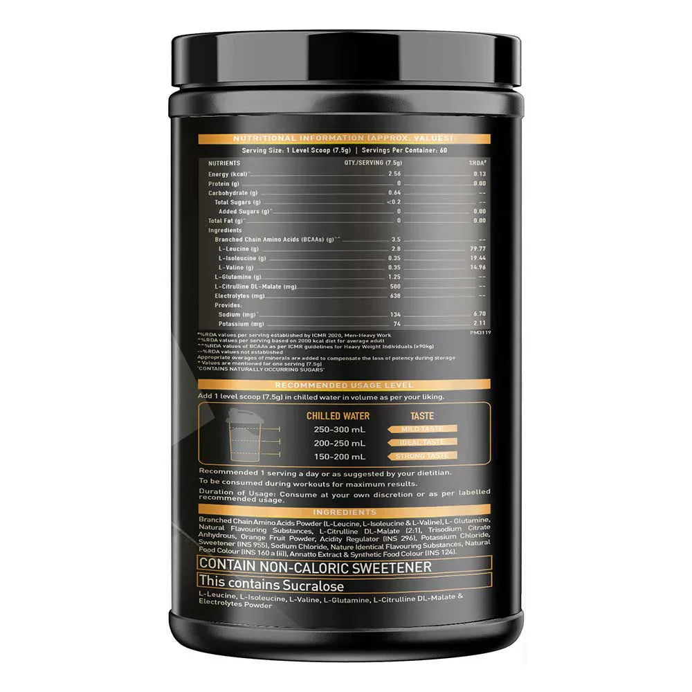 MuscleBlaze BCAA Gold 8:1:1 450 Gms