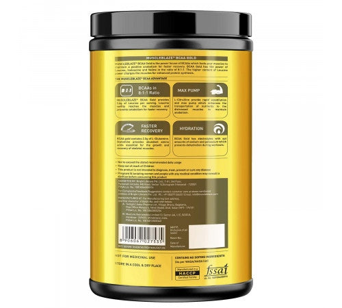 MuscleBlaze BCAA Gold 8:1:1 450 Gms