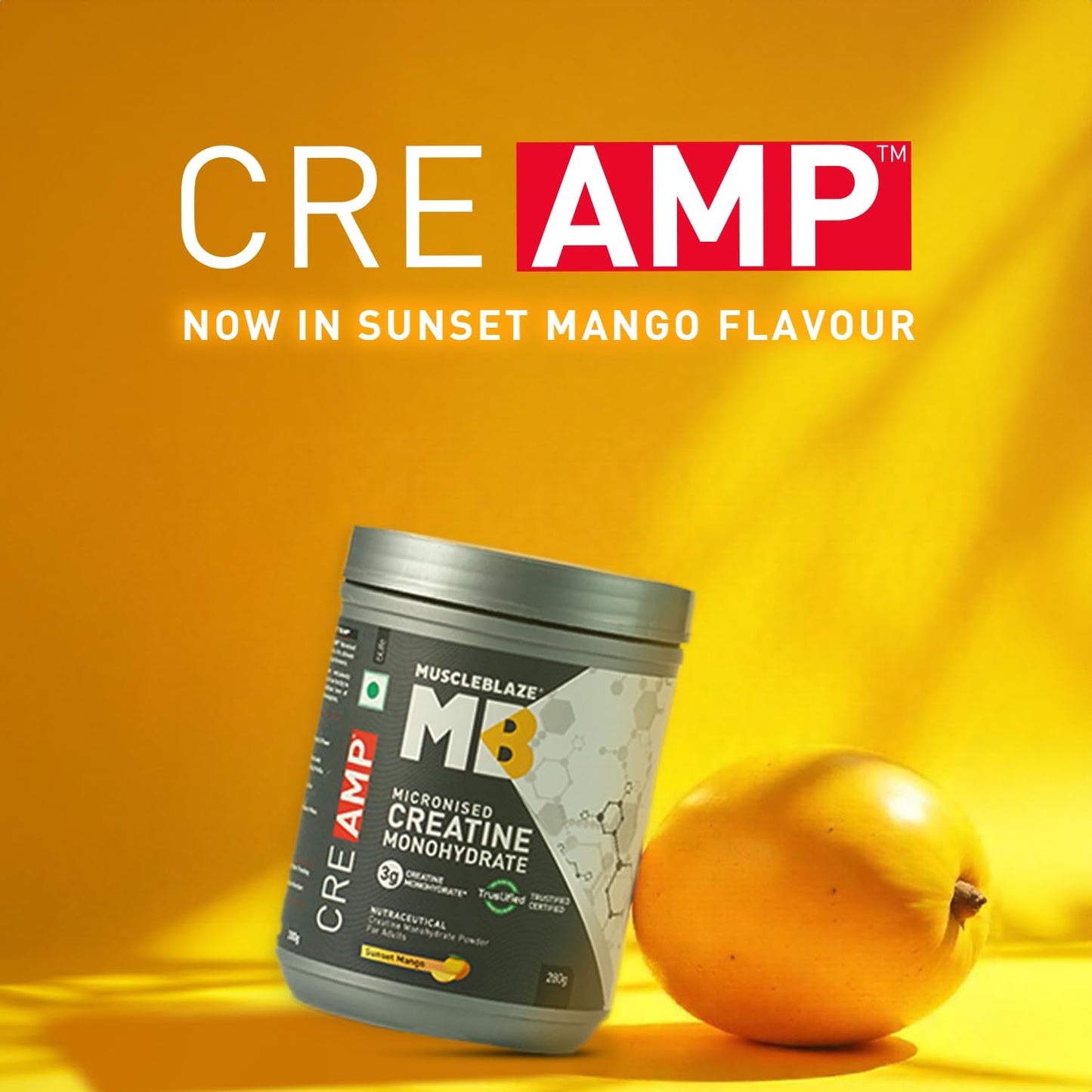 MuscleBlaze Creatine Monohydrate CreAMP 280gm