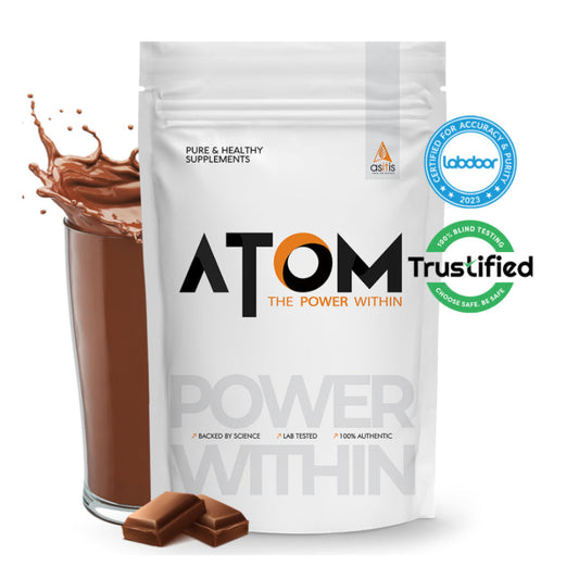 AS-IT-IS Atom Whey Protein with Digestive Enzymes 4.4 Lbs (2 kg )