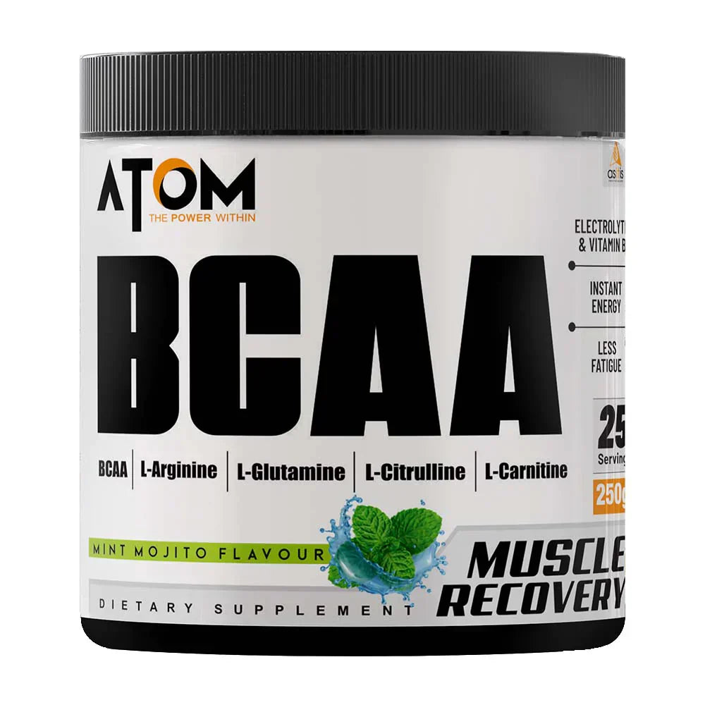 AS-IT-IS ATOM BCAA with L-arginine, L-Carnitine, L-Citrulline - 25 Servings