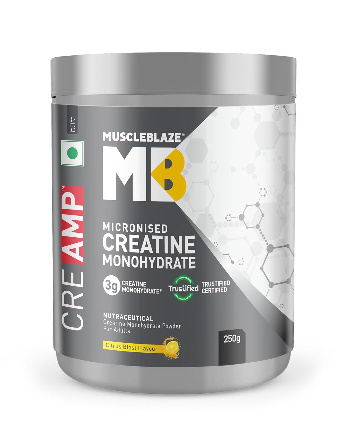 MuscleBlaze Creatine Monohydrate CreAMP 250gm