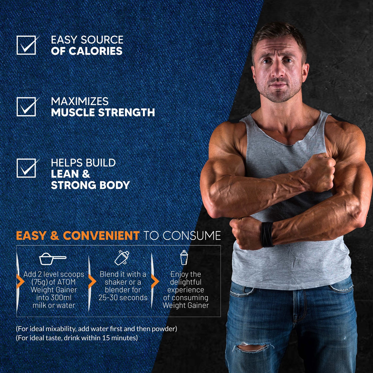 AS-IT-IS ATOM Weight Gainer - 4 Kg