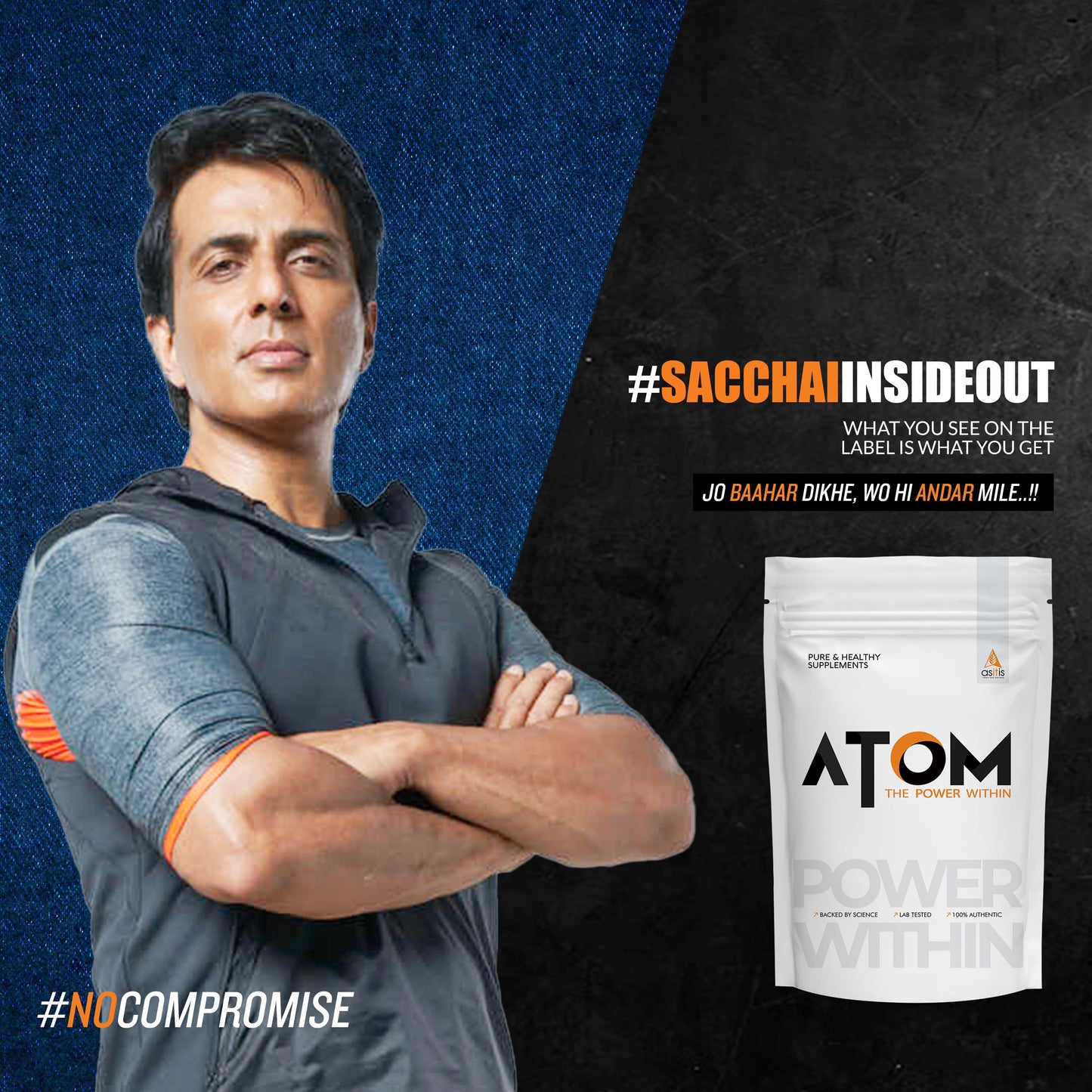AS-IT-IS ATOM Weight Gainer - 4 Kg