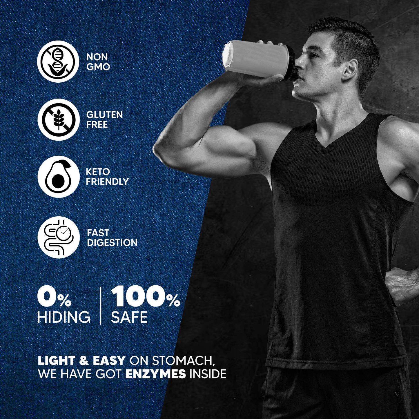 AS-IT-IS Atom Whey Protein with Digestive Enzymes 1 kg