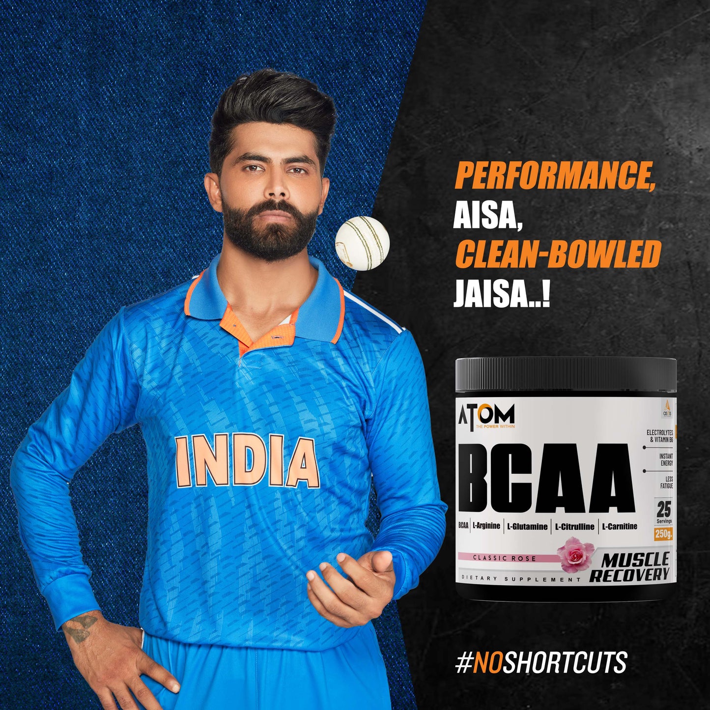 AS-IT-IS ATOM BCAA with L-arginine, L-Carnitine, L-Citrulline - 25 Servings