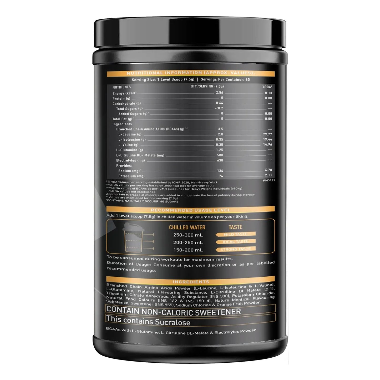 MuscleBlaze BCAA Gold 8:1:1 450 Gms